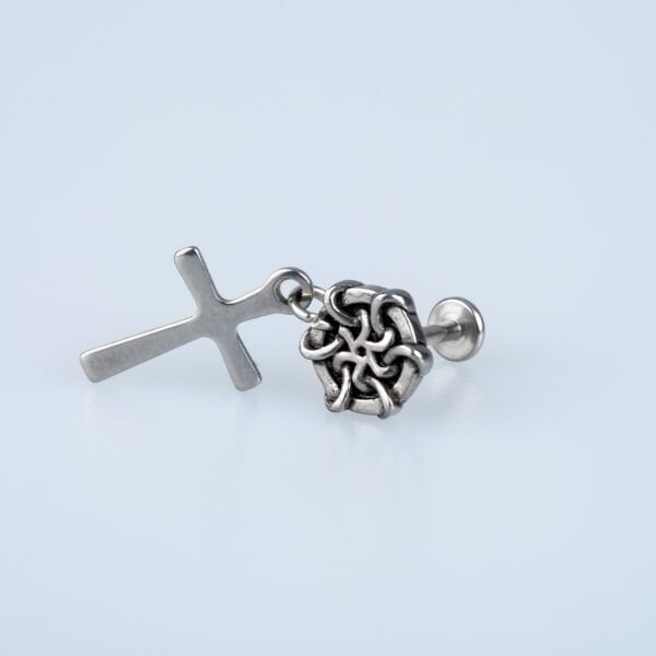 Piercing Tragus Pendant Cross