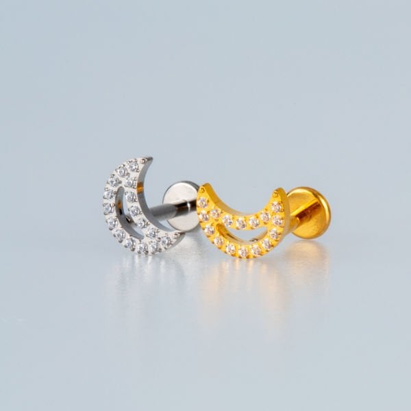 Piercing Titanium Tragus Moon