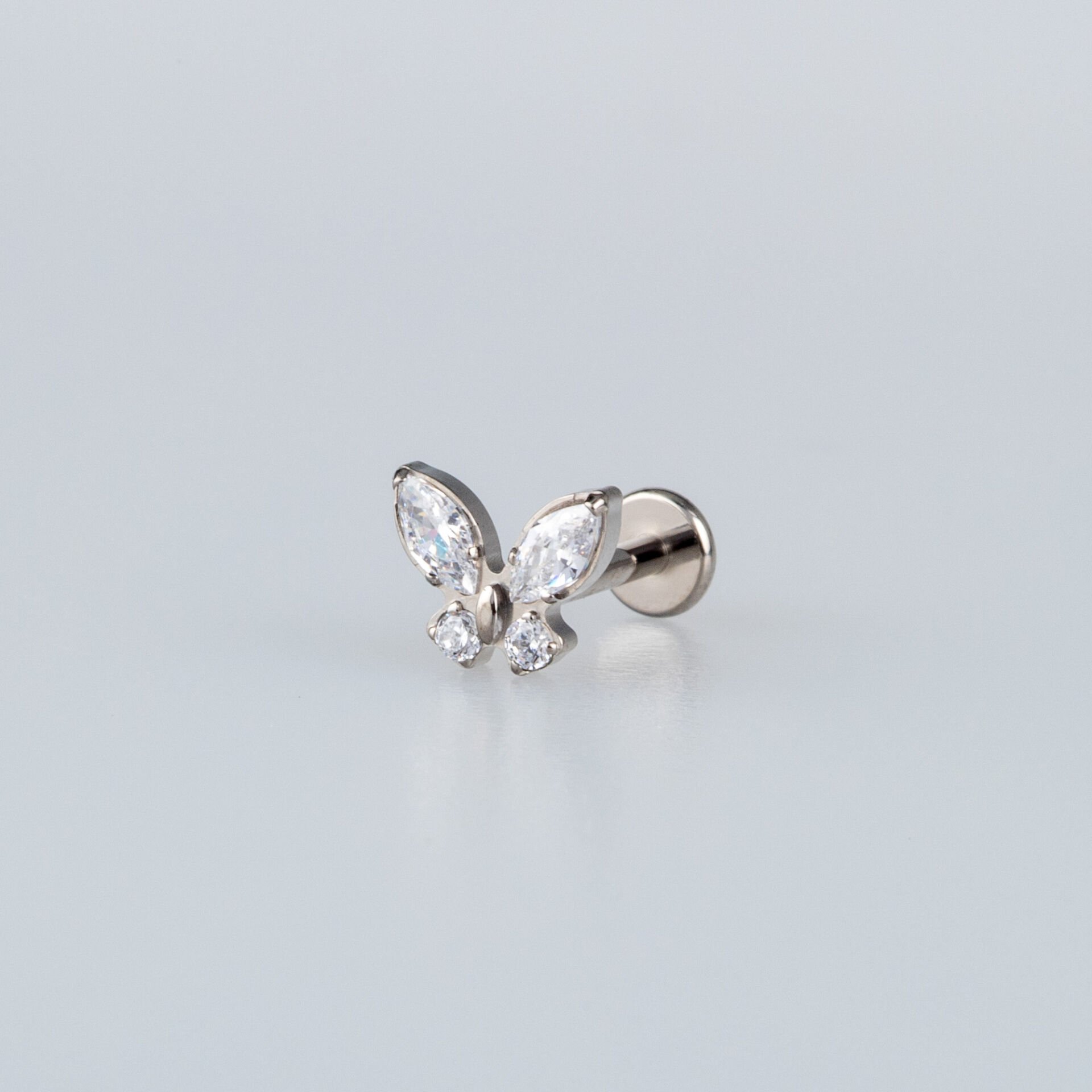 Piercing Titanyum Tragus Kelebek