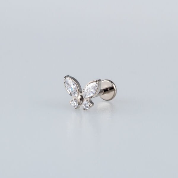 Piercing Titanyum Tragus Kelebek