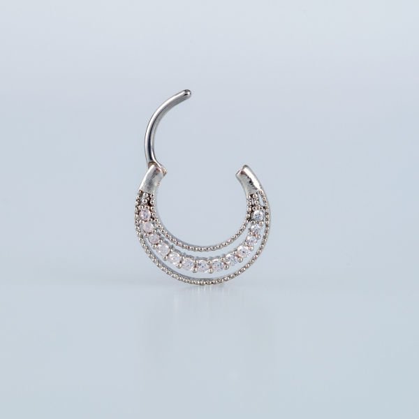 Halka Piercing Segment Taşlı