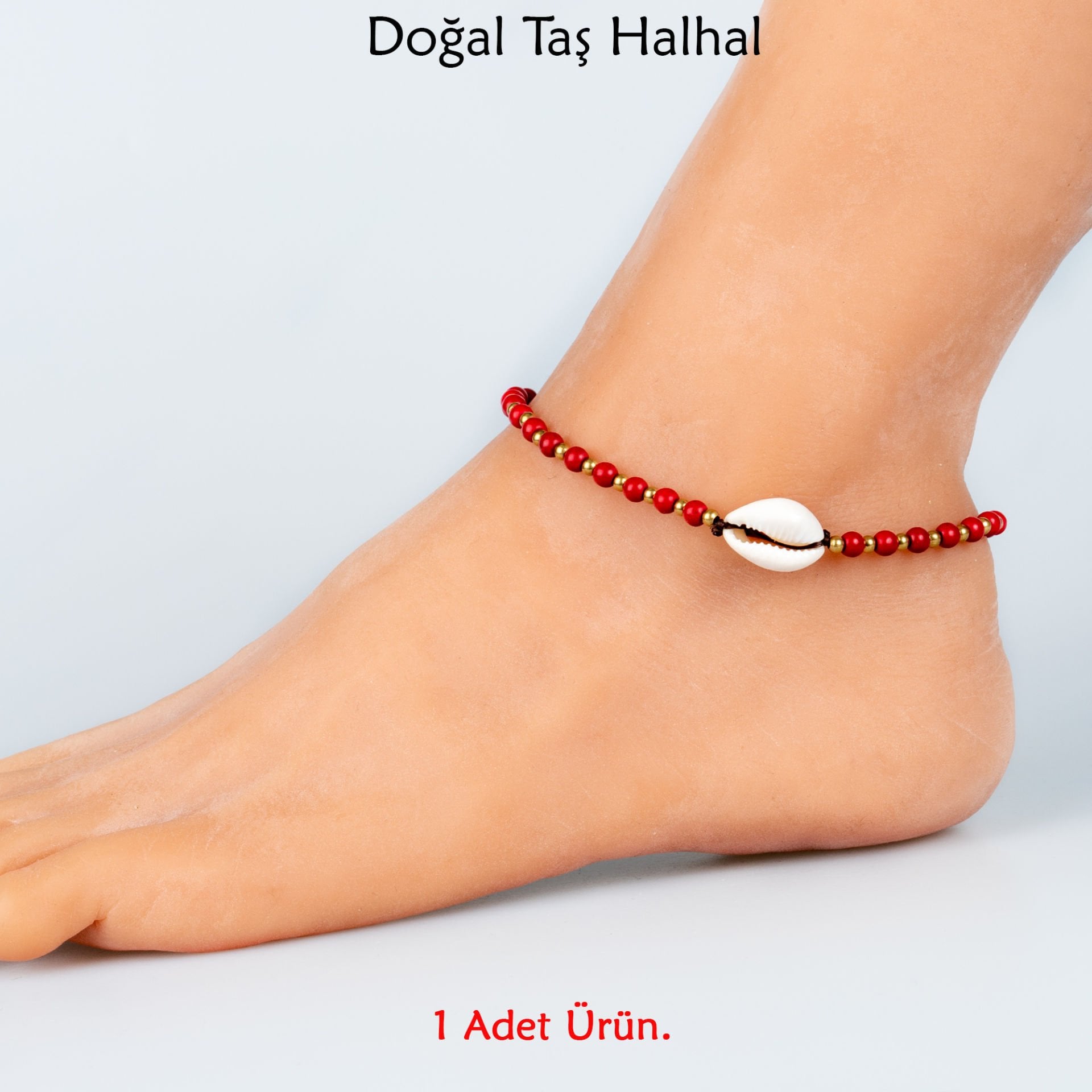 Natural Stone Anklet- 2 Color Options Color 1
