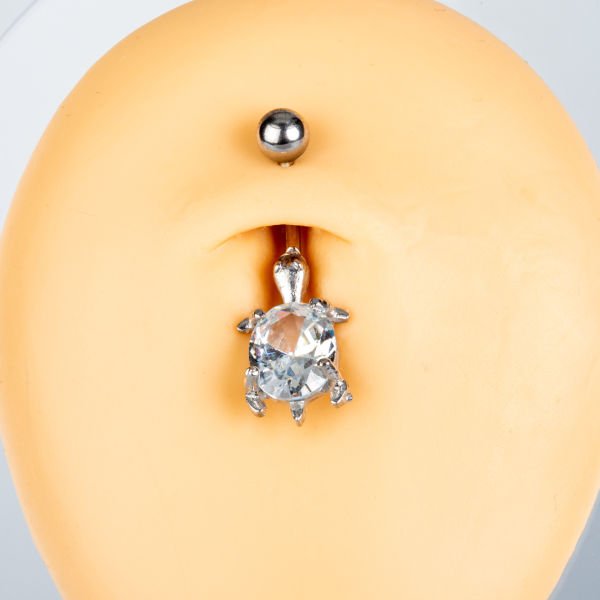 Piercing Göbek Kaplumbağa