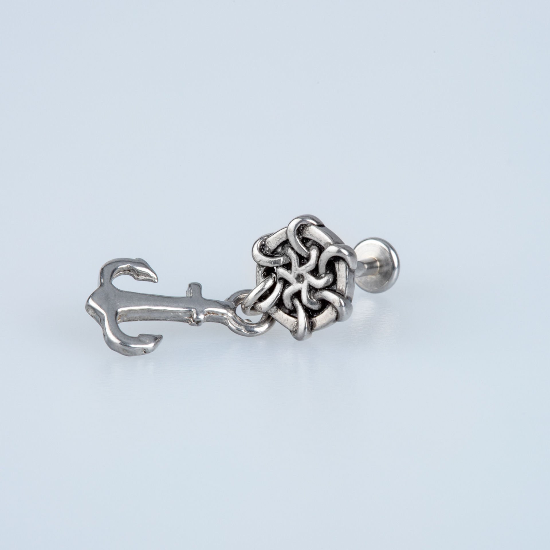 Piercing Çelik Tragus Sallantılı Çapa