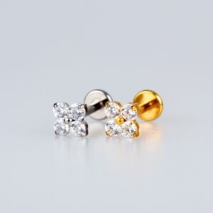 Piercing Çelik Tragus Çiçek