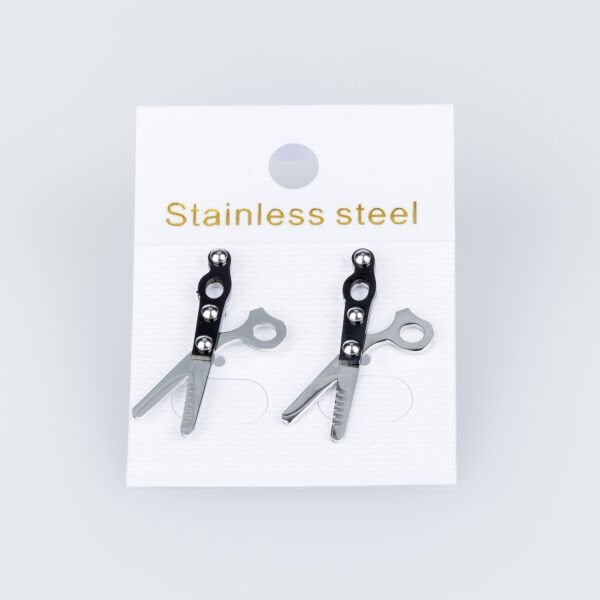 زوج مقص القرط الصلب