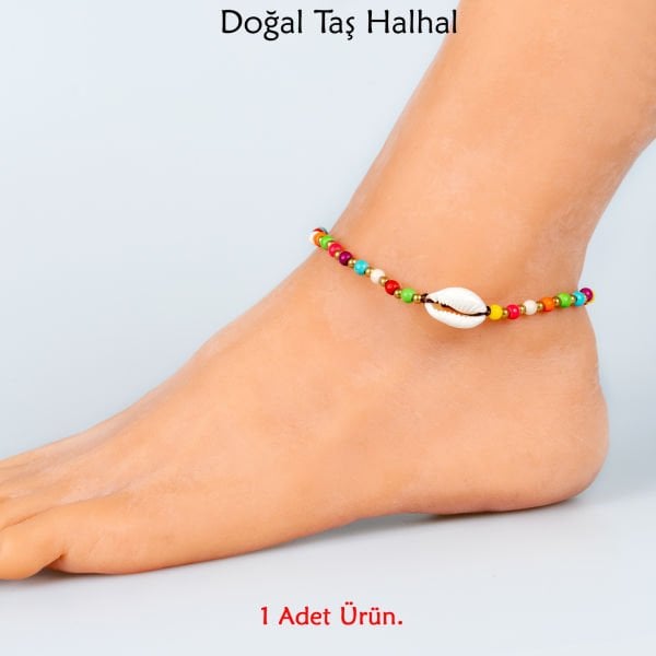 خلخال من الحجر الطبيعي - خياران للألوان