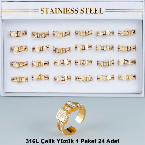 Steel Ring Package 24 Pieces