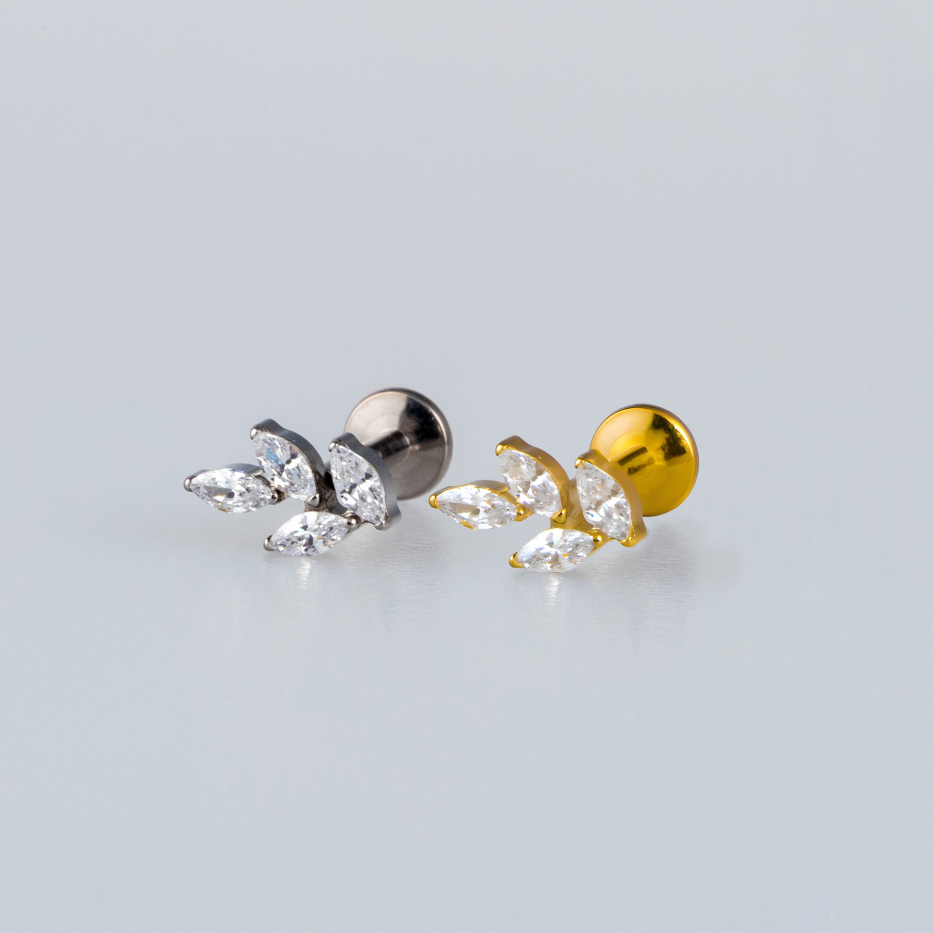 Piercing Titanyum Tragus Yaprak