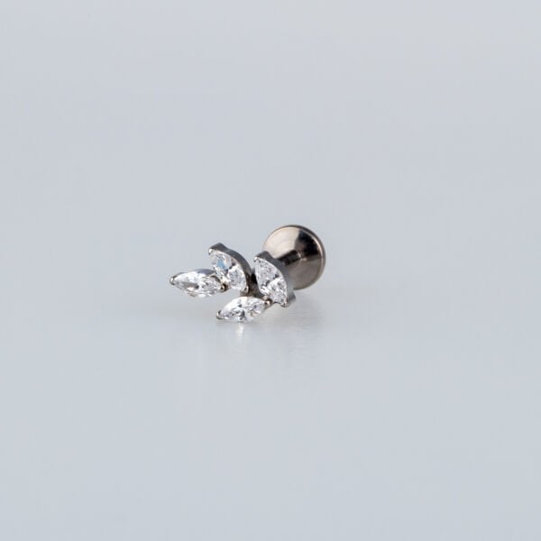 Piercing Titanyum Tragus Yaprak