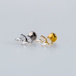 Piercing Titanyum Tragus Yaprak