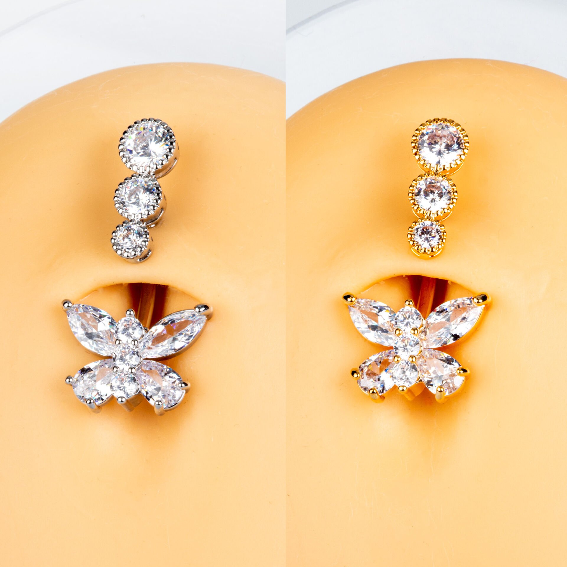 Piercing Göbek Kelebek