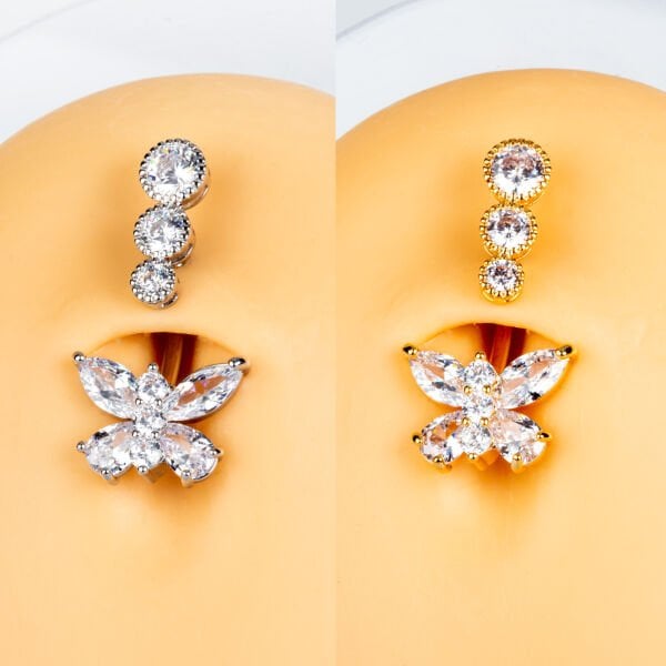 Piercing Göbek Kelebek