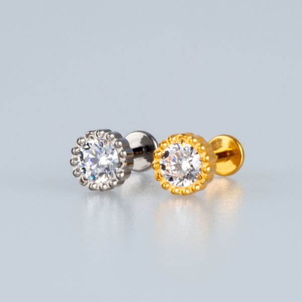 Piercing Titanyum Tragus Beyaz