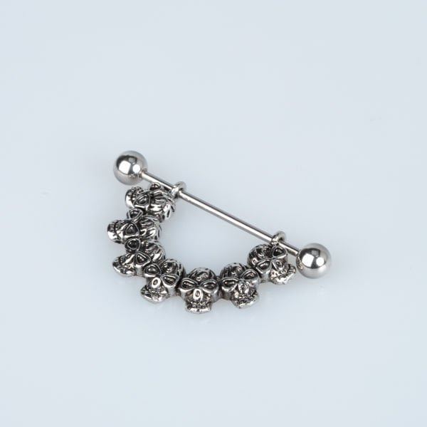 Piercing Breast Skull