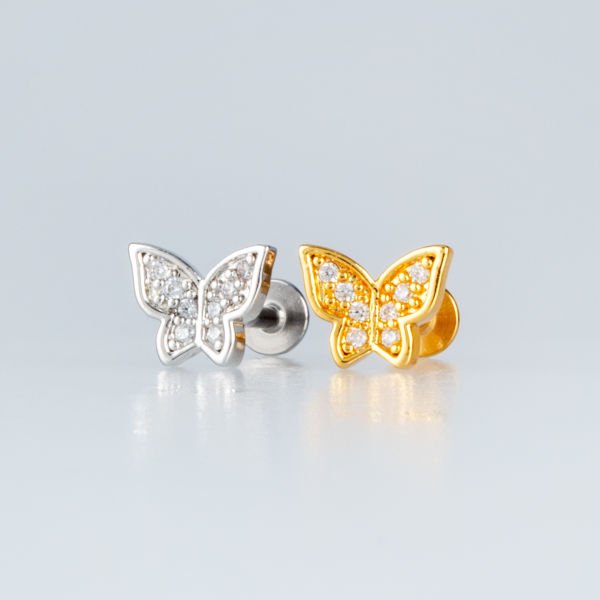 Piercing Tragus Kelebek
