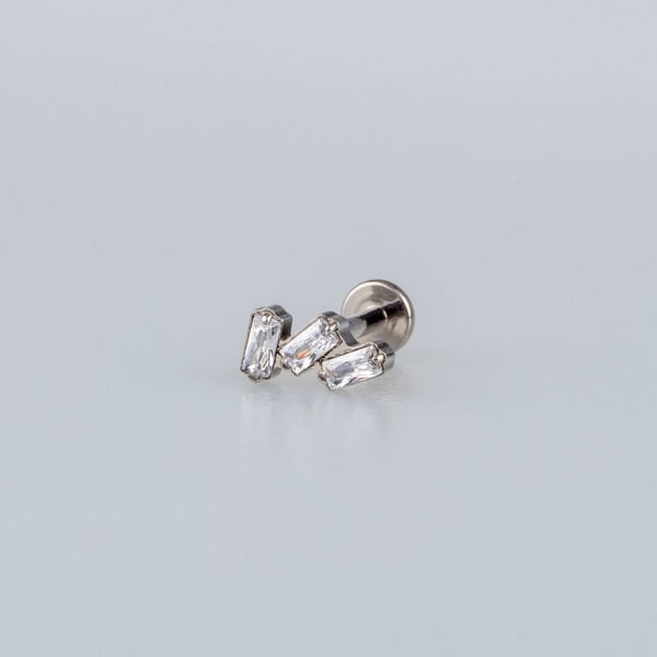 Piercing Titanyum Tragus Sutun Taş