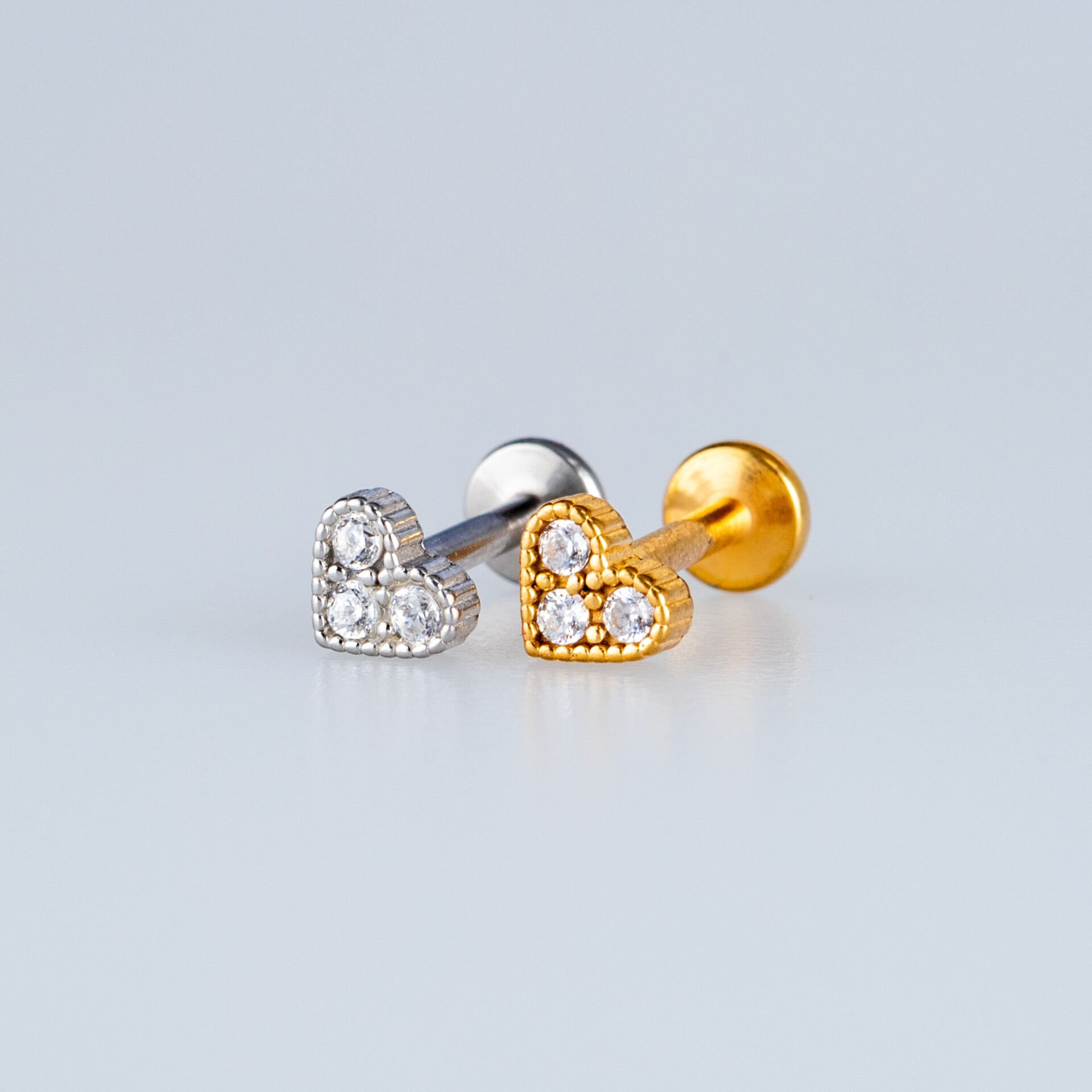 Piercing Çelik Tragus Kalp