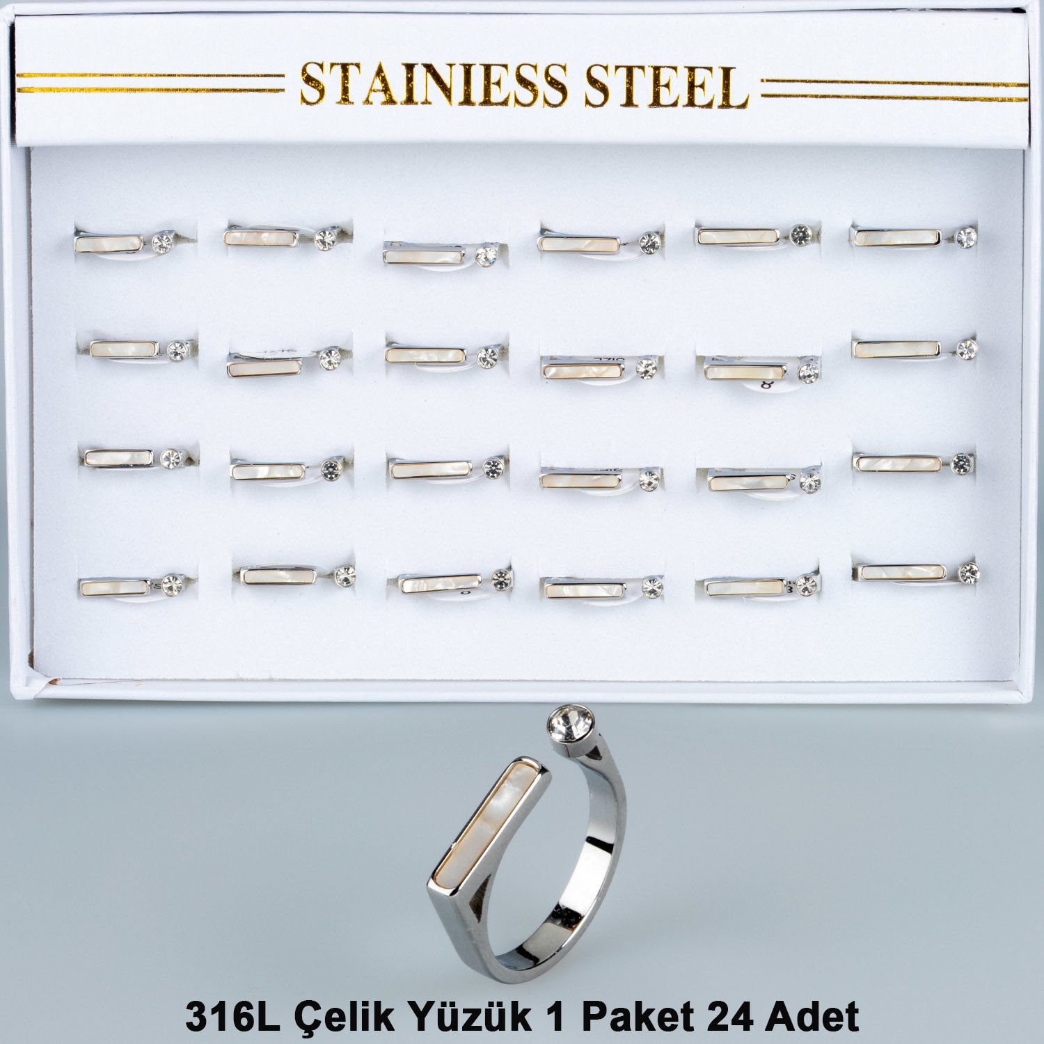 Steel Ring Package 24 Pieces