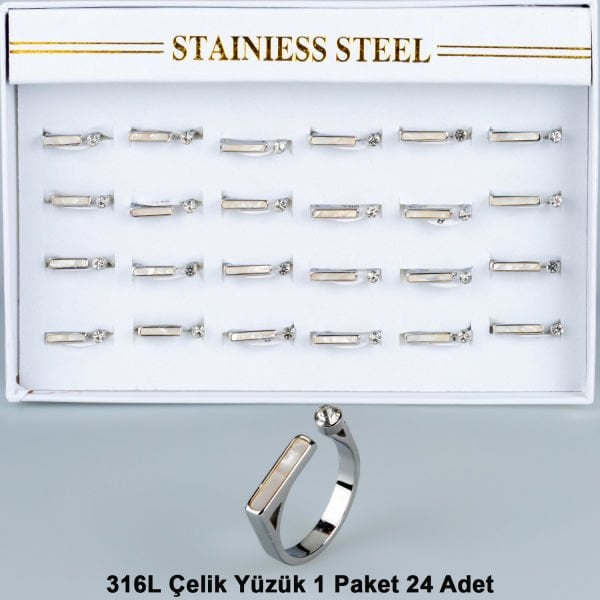 Steel Ring Package 24 Pieces