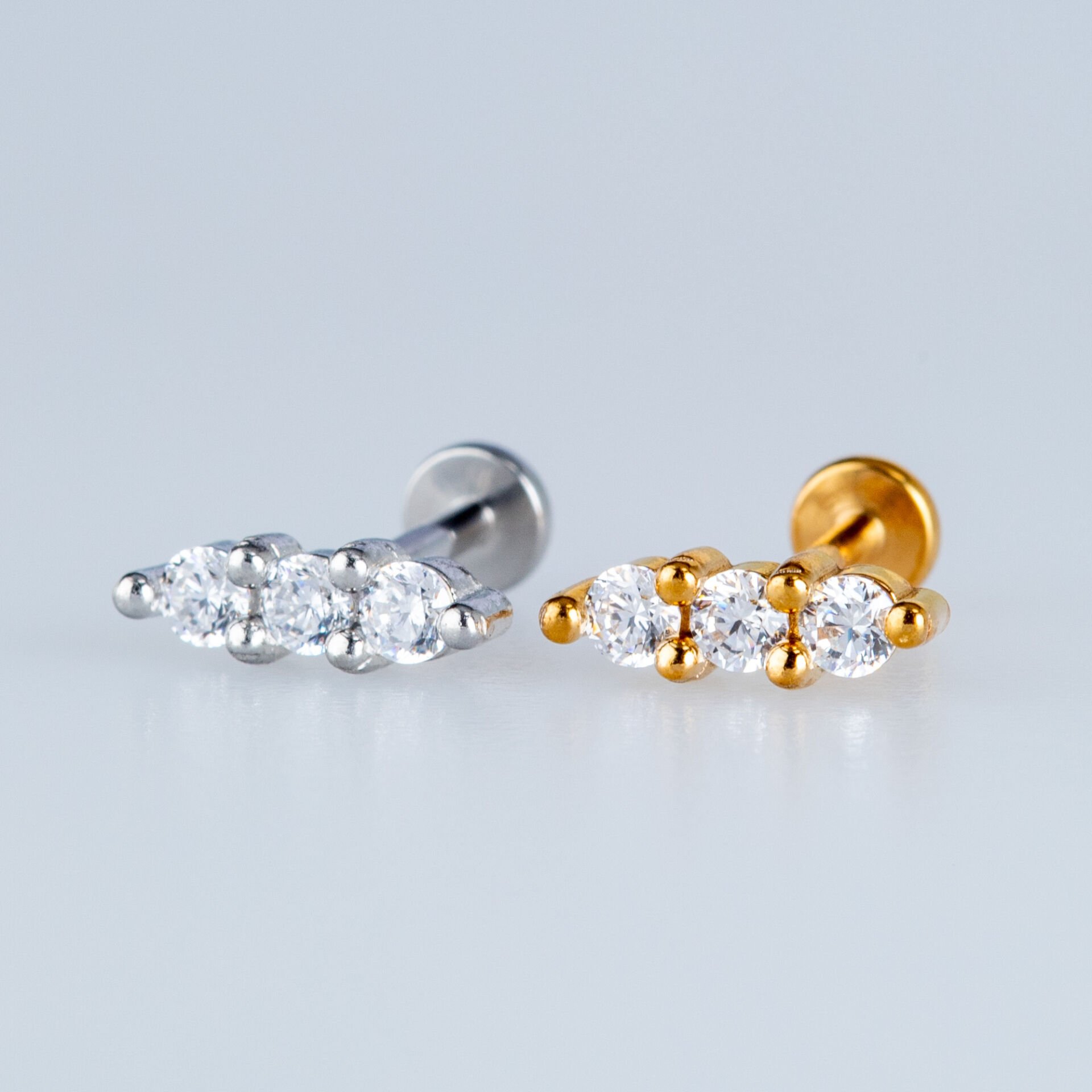 Piercing Çelik Tragus Sarı