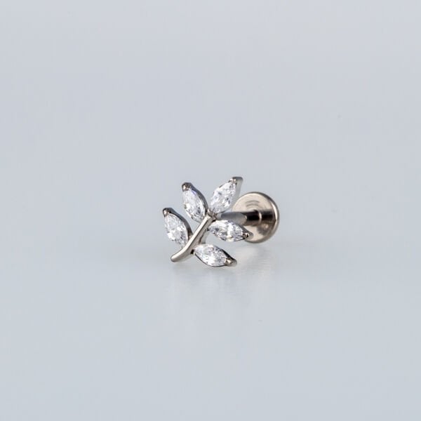 Piercing Titanyum Tragus Yaprak