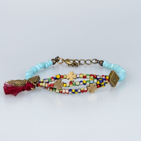 Ethnic Natural Stone Bracelet