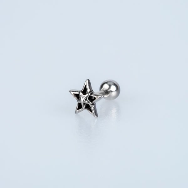 Piercing Çelik Tragus Yıldız