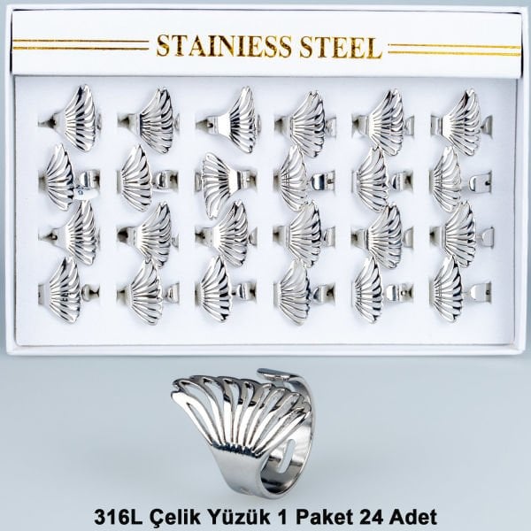Steel Ring Package 24 Pieces