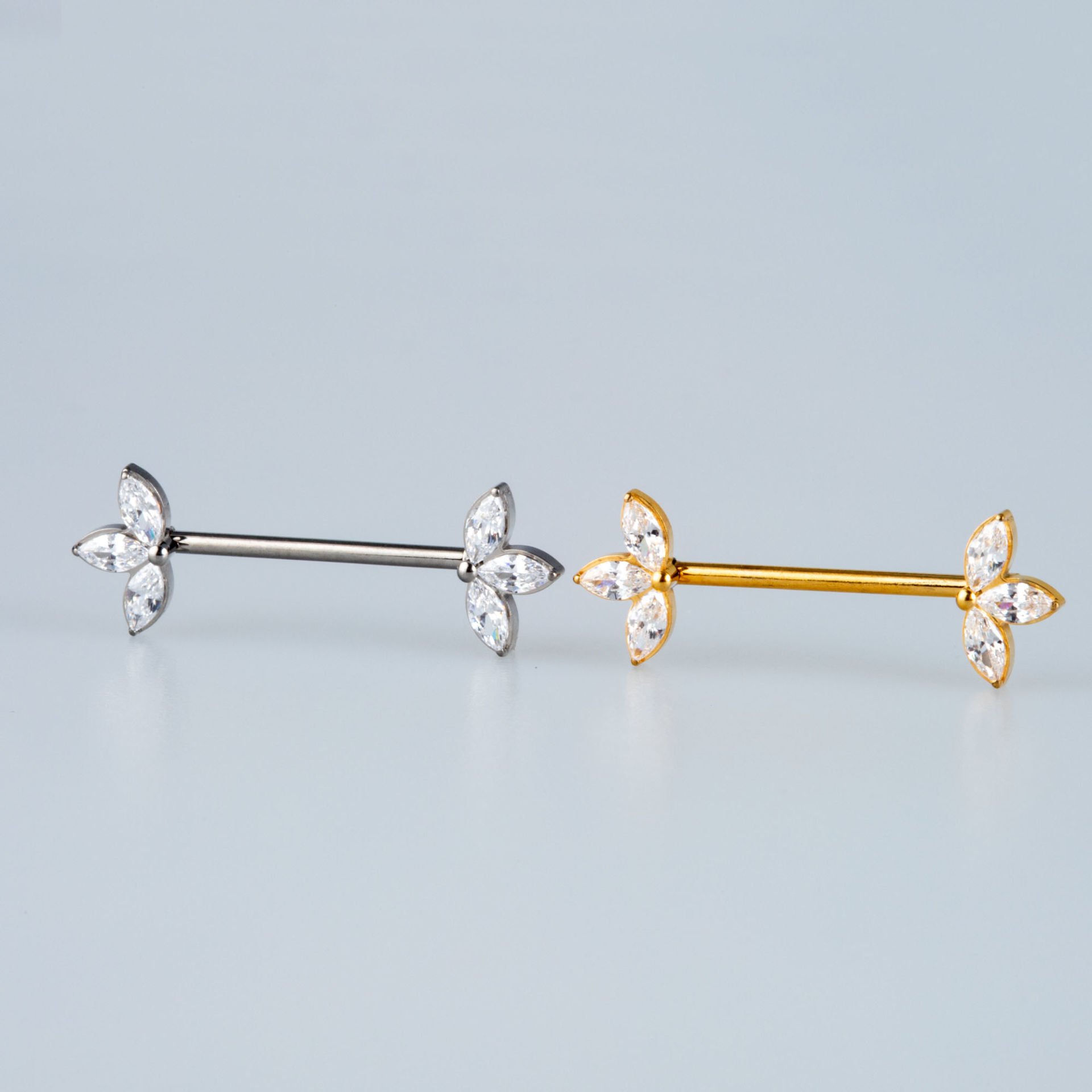 Piercing Titanyum Göğüs Sarı