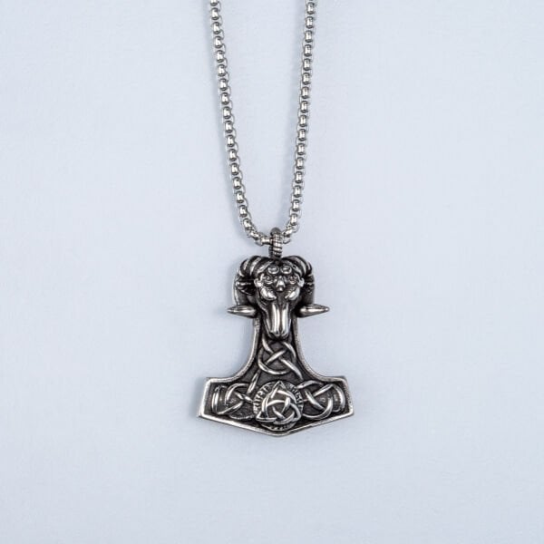 Çelik Kolye Viking Savaşçı Baltası