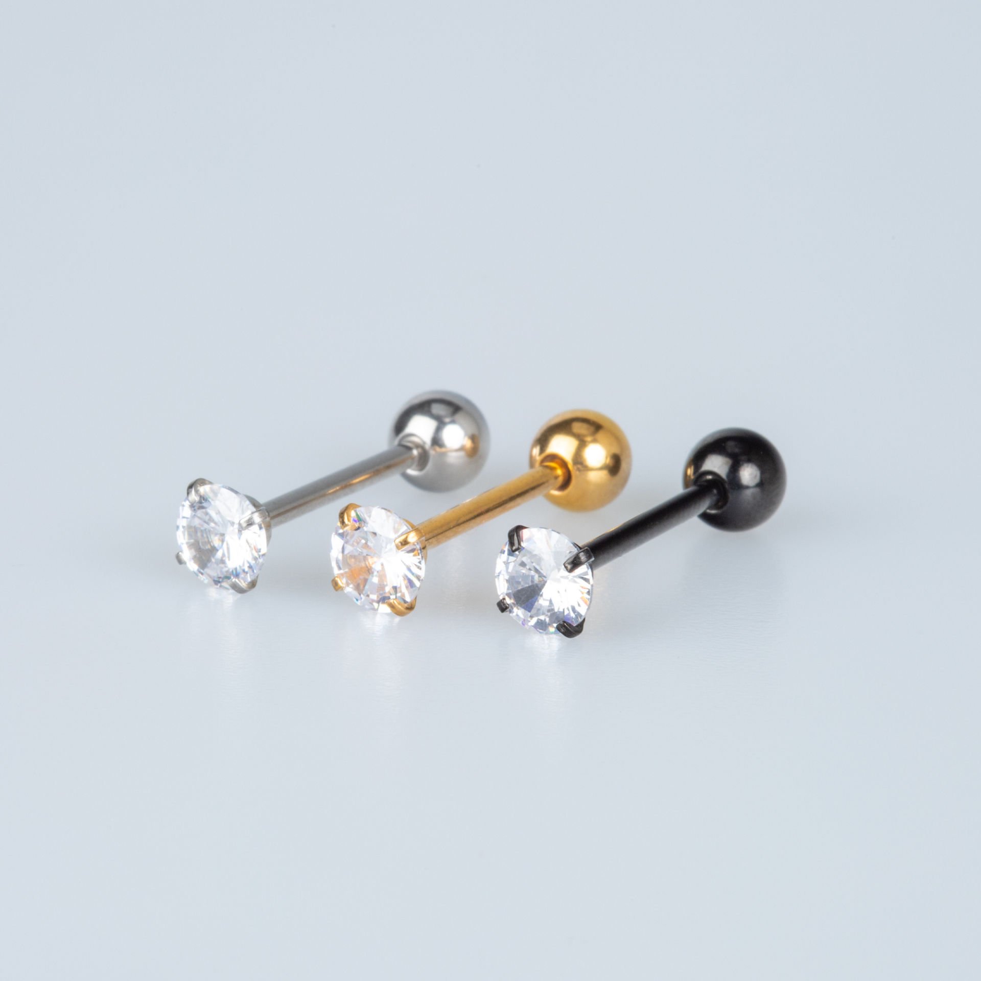 Piercing Dİl 6mm Taş
