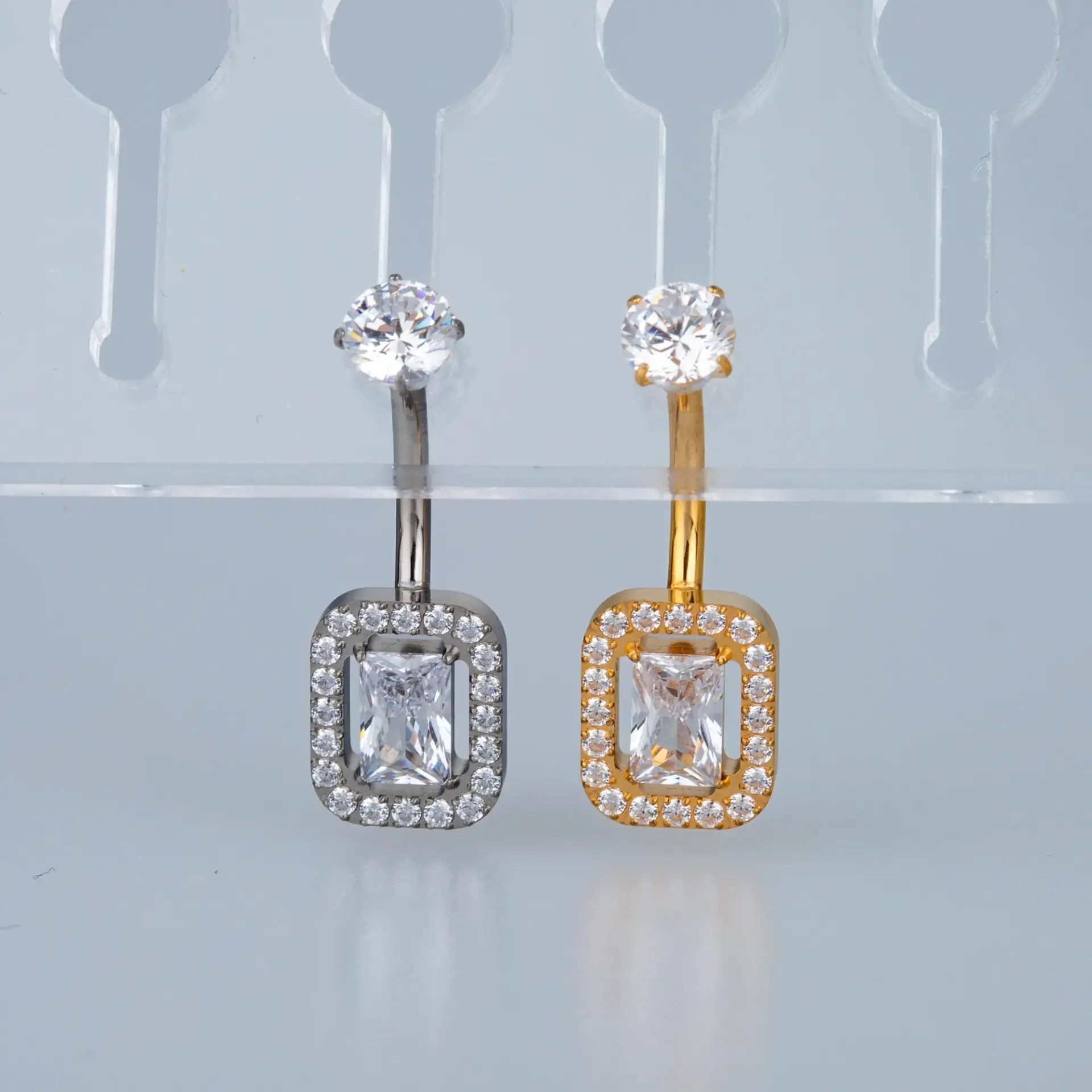 Piercing G23 Titanyum Göbek Fashion Beyaz