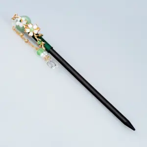 Toptan-El Yapımı Saç Çubuğu Taşlı
