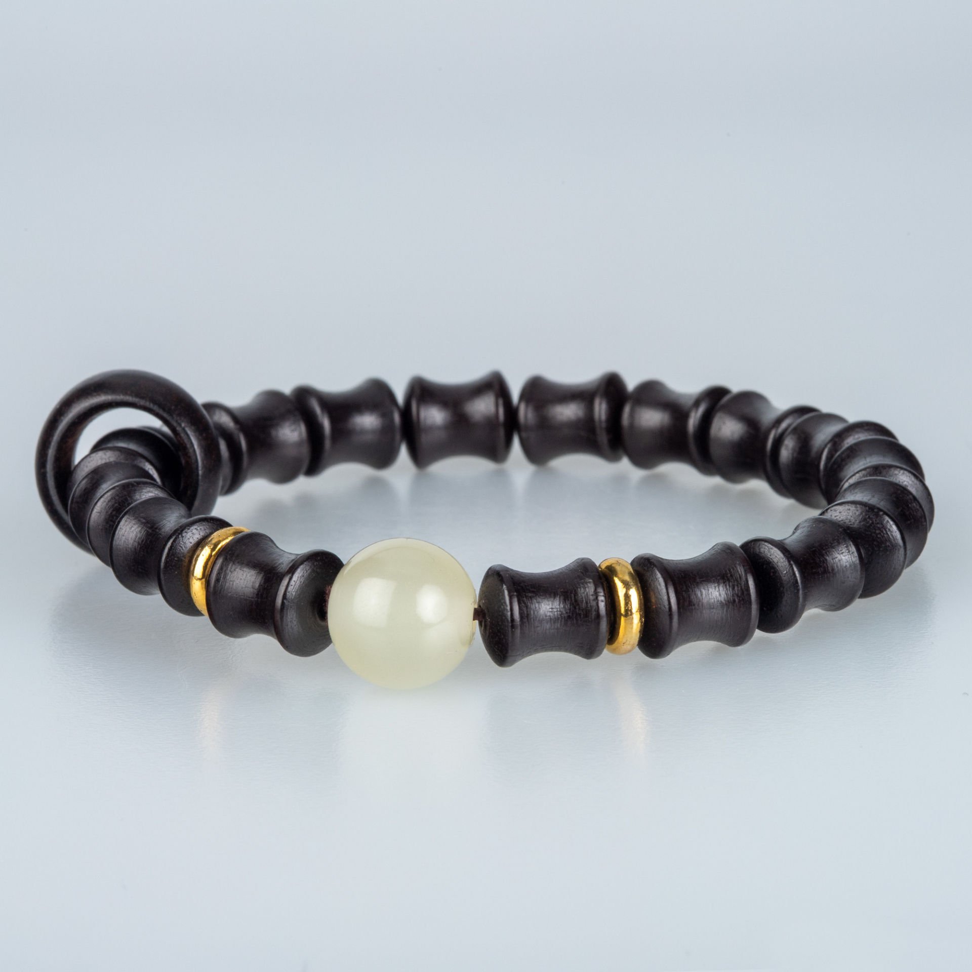 Natural Stone Bamboo Bracelet