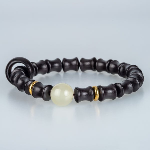 Natural Stone Bamboo Bracelet