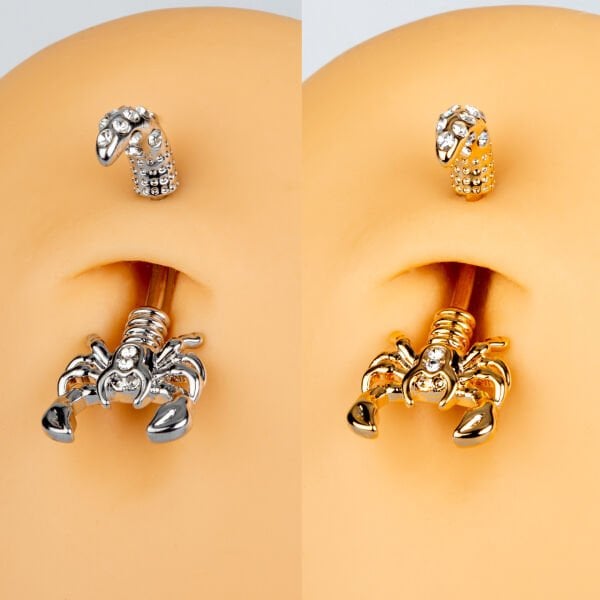 Piercing Göbek Akrep