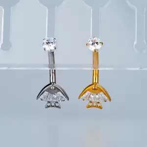 Piercing G23 Titanyum Göbek Fashion Balık