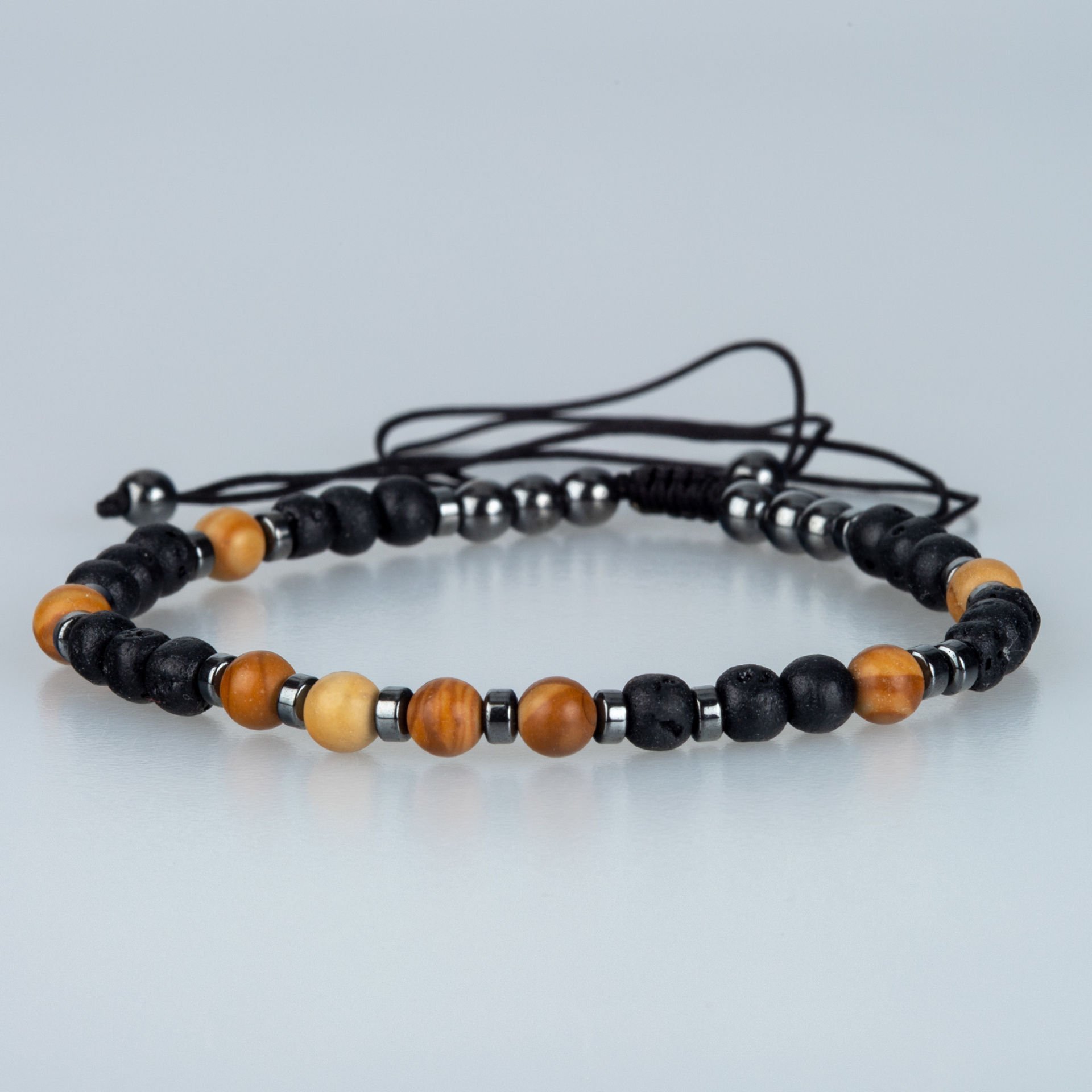 Natural Stone Hematite Bracelet