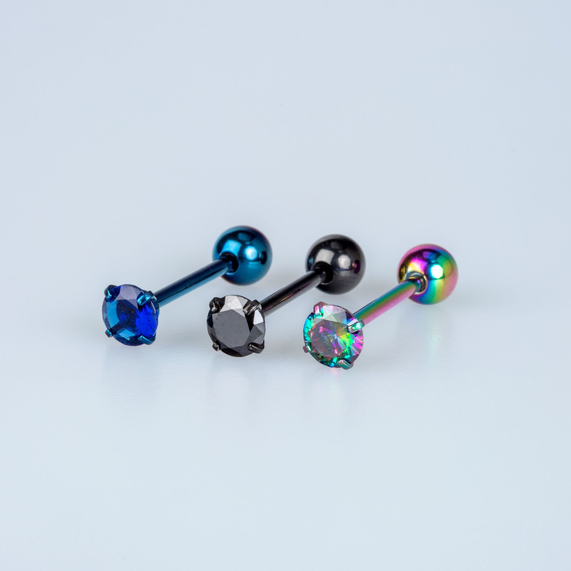 Piercing Dİl 6mm Taş