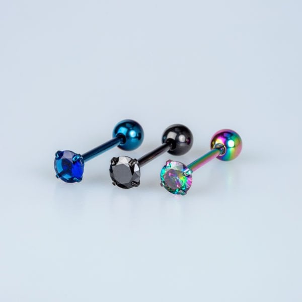 Piercing Dİl 6mm Taş