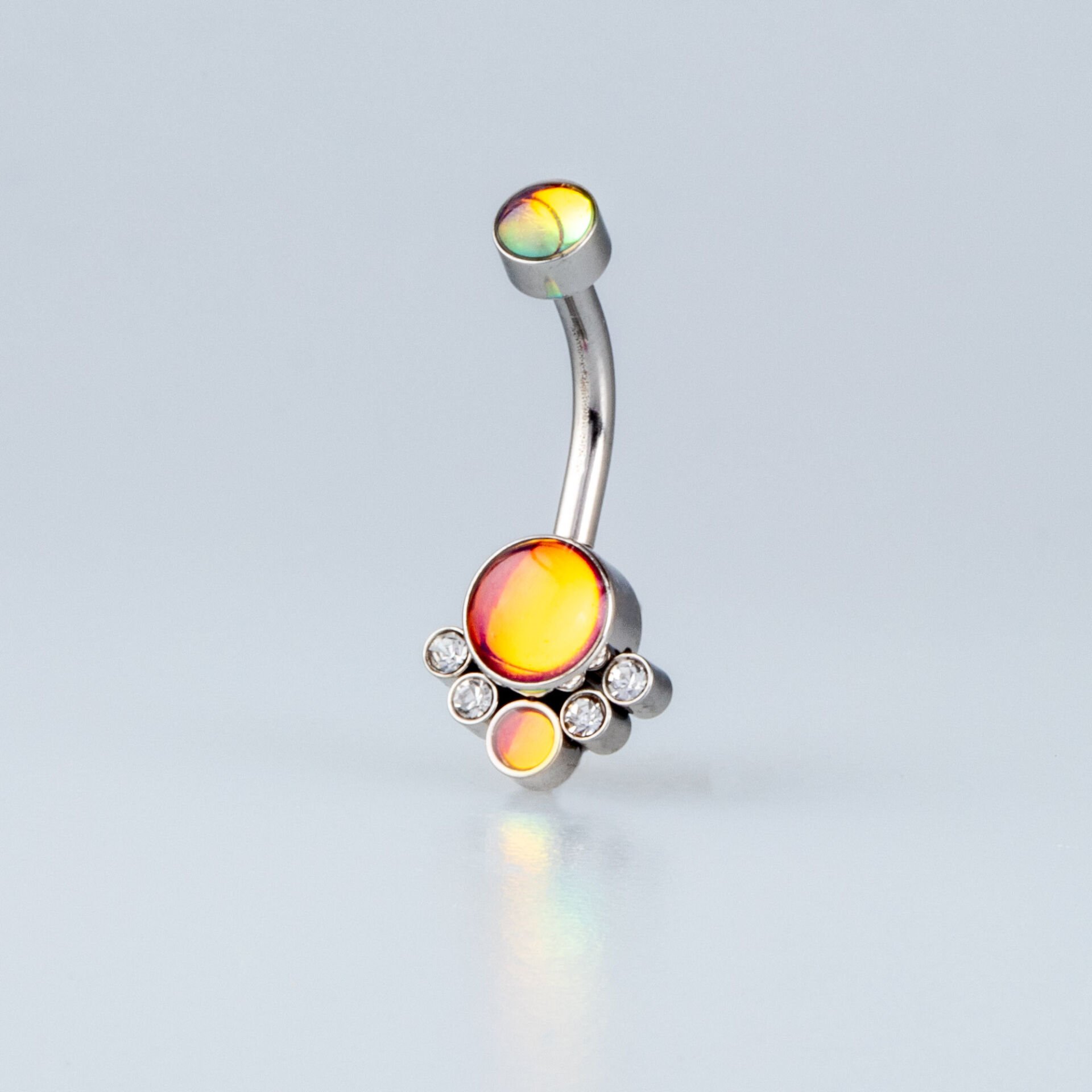 Piercing Çelik Göbek 2 Renk Seçeneği Renk 1