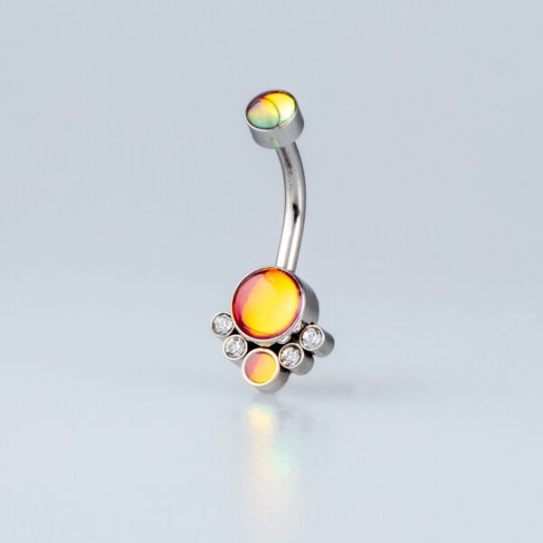 Piercing Çelik Göbek 2 Renk Seçeneği Renk 1