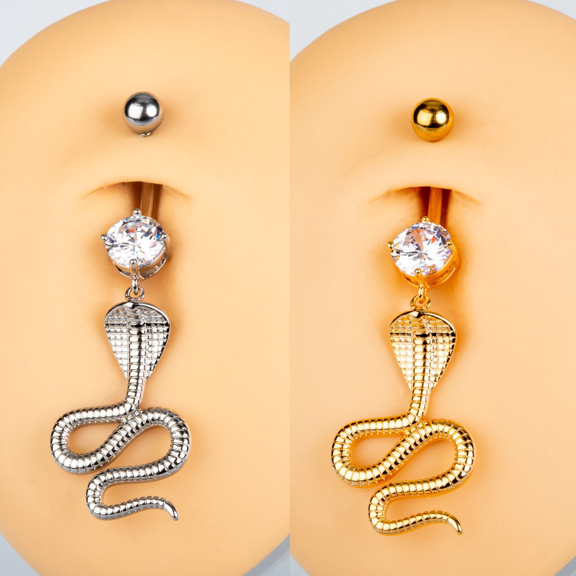 Piercing Göbek Yılan