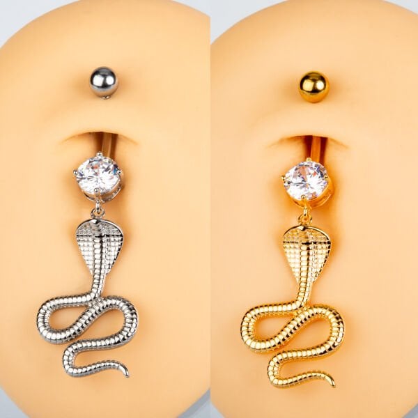 Piercing Göbek Yılan