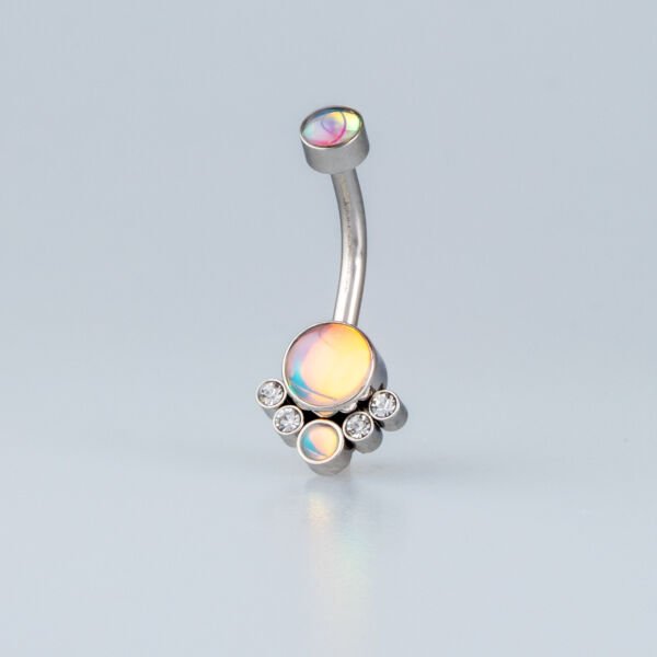 Piercing Çelik Göbek 2 Renk Seçeneği Renk 2