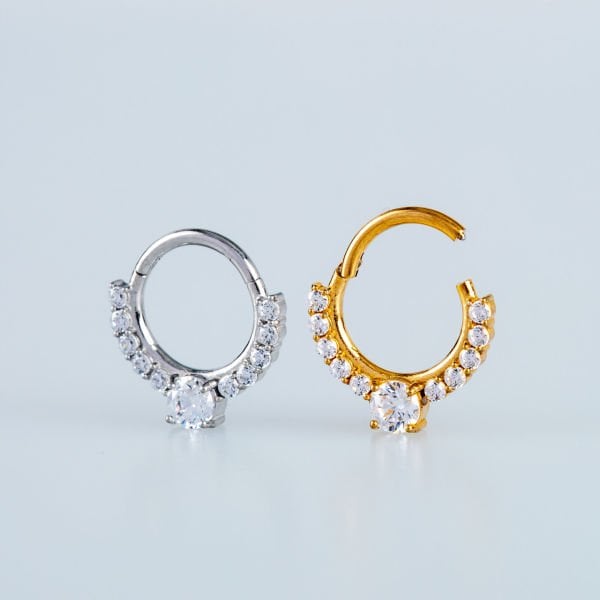 Halka Piercing Segment Taslı