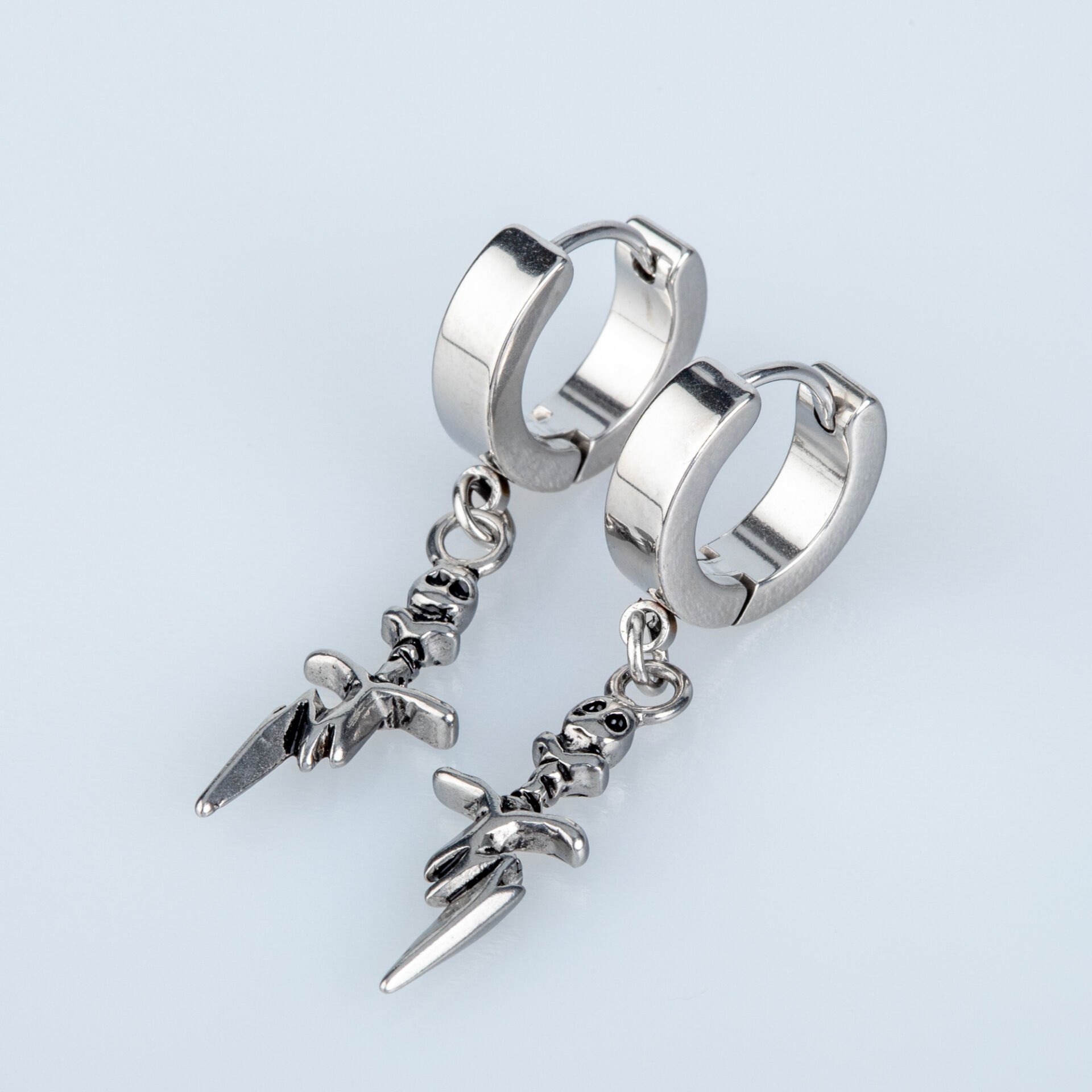 Steel Earrings - Pair