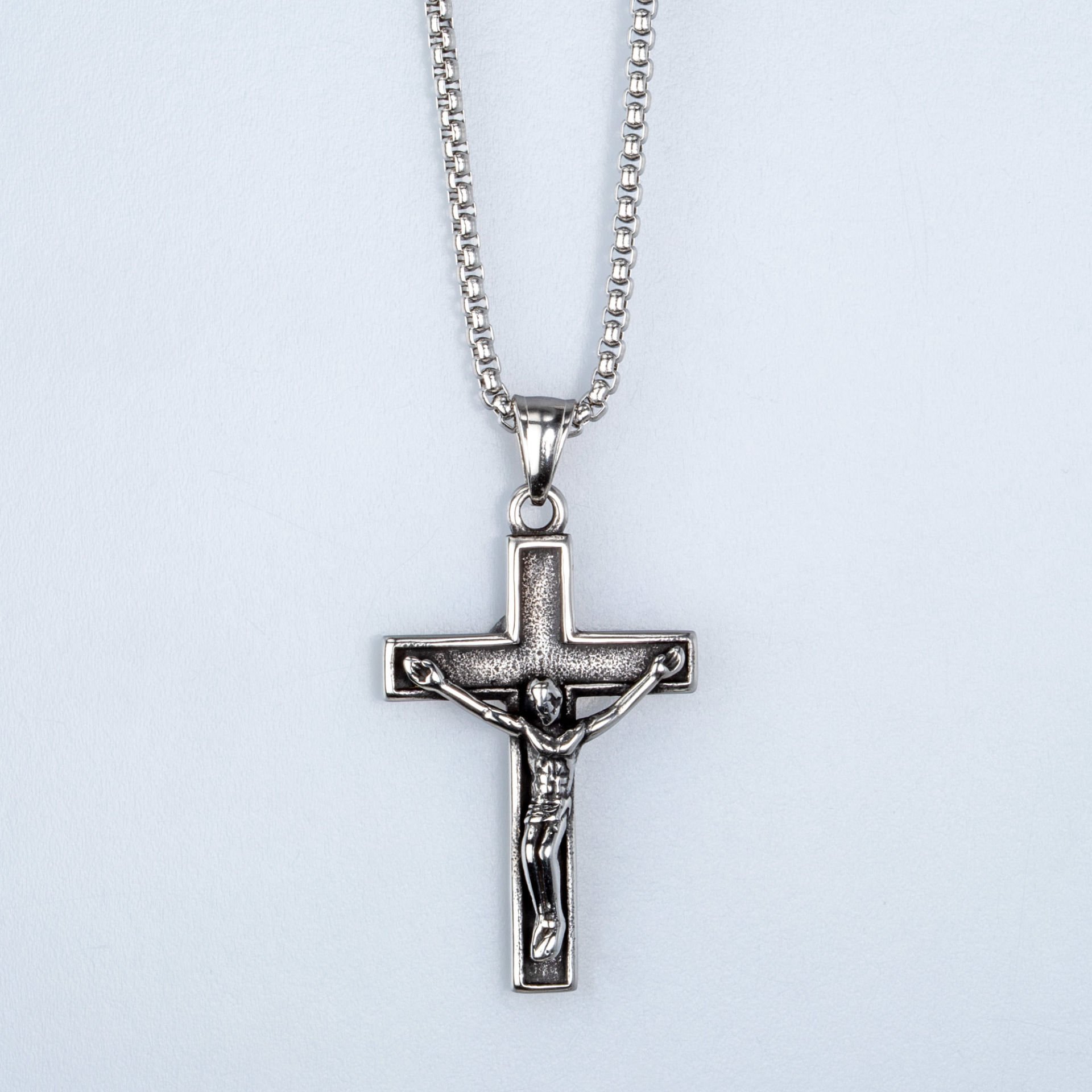 Steel Pendant Cross