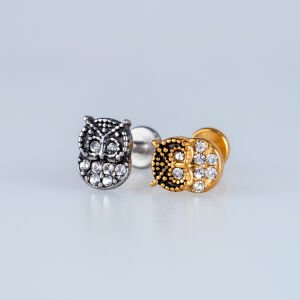 Piercing Çelik Tragus Baykuş